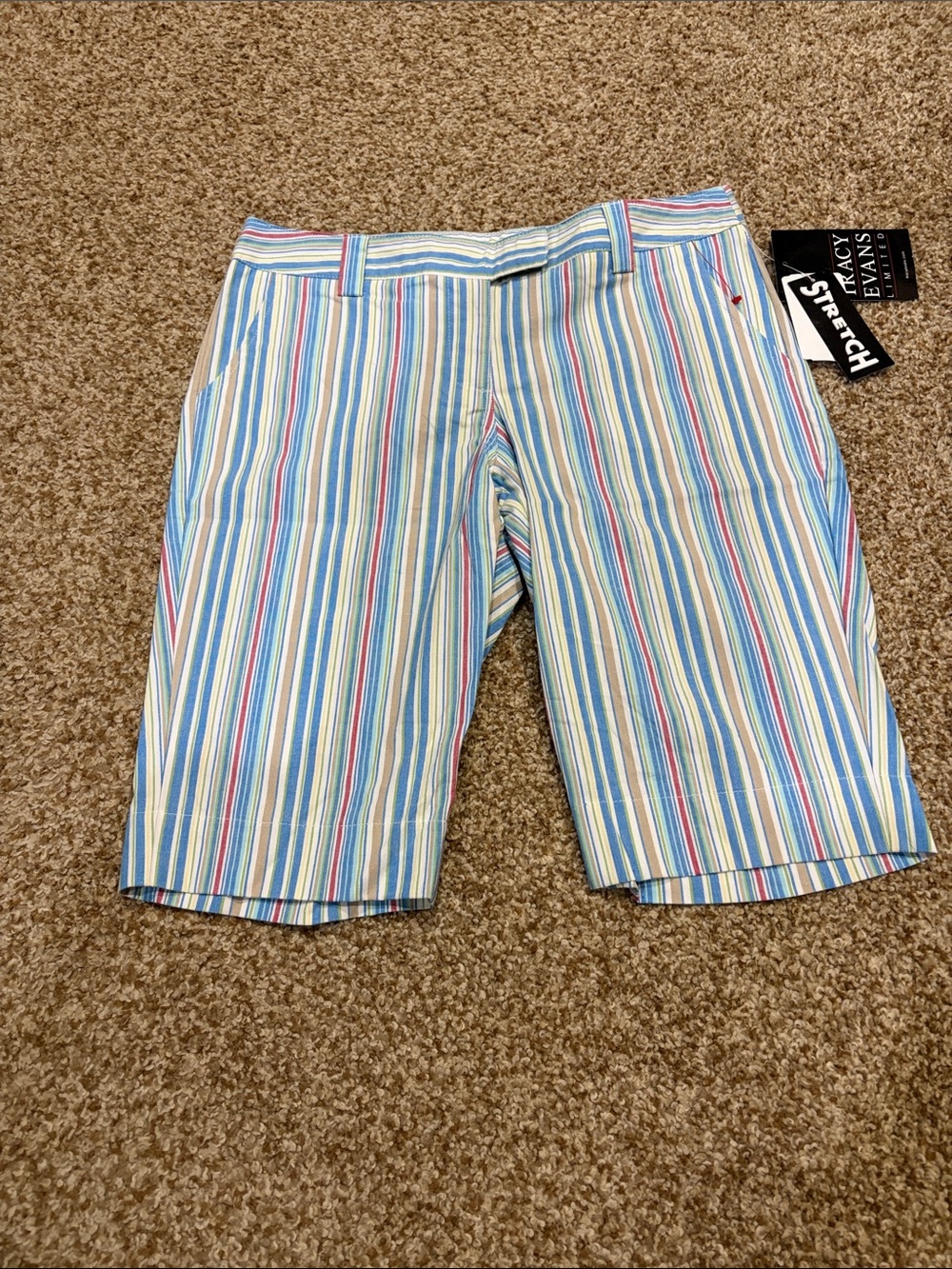 NWT Tracy Evans Flat Front Shorts